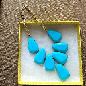 Vintage Kendra Scott Turquoise Statement Necklace